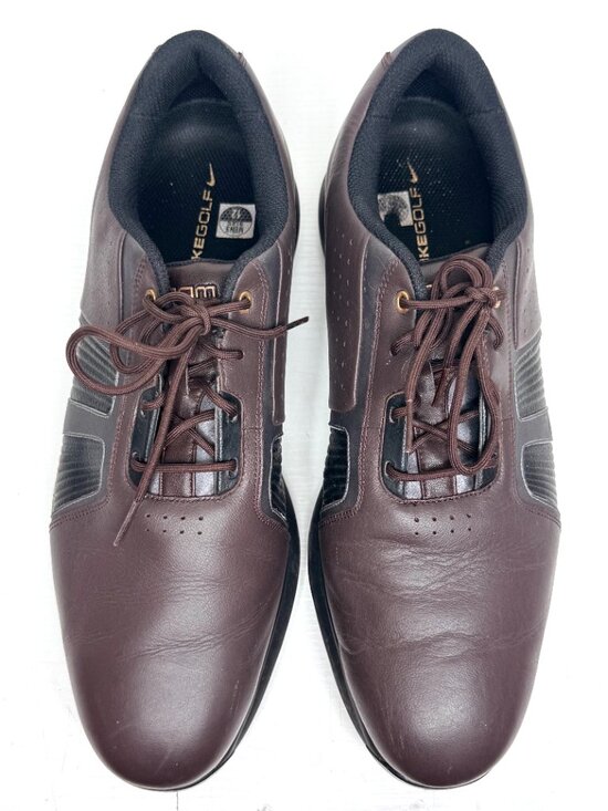 NIKE Zoom Trophy Leather Golf Shoes Mens 12 Brown 483246-200 main image 3